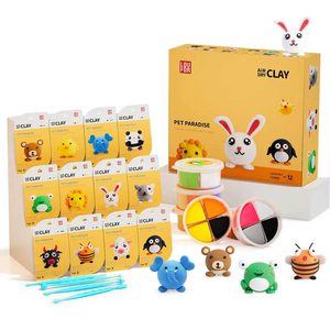 LOUFOR Air Dry Clay Set - Pet Paradise - contents and packaging